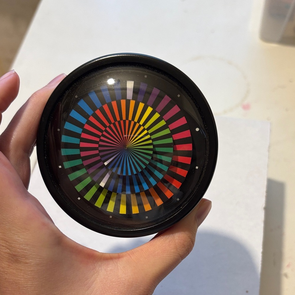 Color wheel Clock